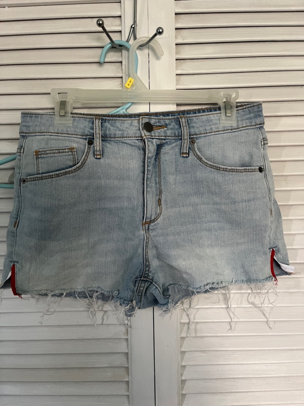 Universal Thread Light Blue Distressed Denim Shorts